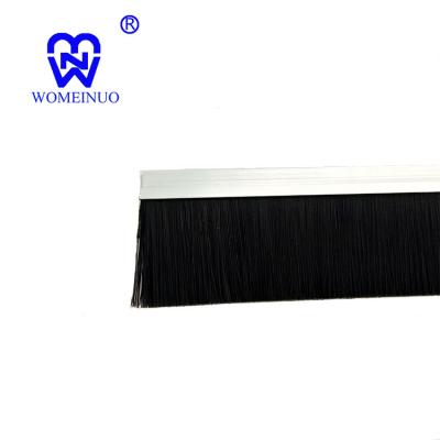 China Modern Hepa aluminio brushes for door bottom seal 5*5*80mm for sale