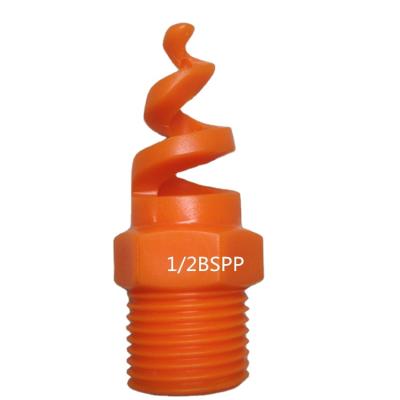 China Spiral Cone Design Best Plastic Water Jet Cleaning Rotating Nozzle Cleaning for sale