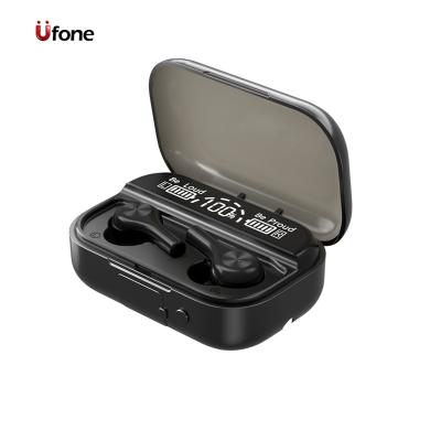 China Discount Price TWS (True Wireless Stereo) Ufone Noise Canceling F15 Tws Earbuds With Led Display Powerbank And Flashlight Earbuds for sale