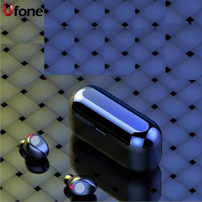 China TWS (True Wireless Stereo) Noise Reduction Ufone Waterproof Mini Tws Wireless 5.0 Earbuds Led Display Earphone Earphone TWS For Mobile Phone For iPhone for sale