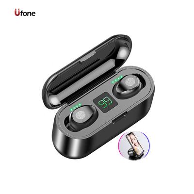 China New TWS F9 F9-5 High Fidelity Earphone (True Wireless Stereo) Ufone Stereo Earbuds Hot Wireless Blue Tooth Earphone Tws F9 For Huawei for sale