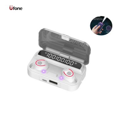 China TWS (True Wireless Stereo) Ufone Headphones F9-3 Tws 9d Touch Control Noise Earbuds With 2000mah Powerbank For Xiaomi for sale