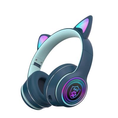 China TWS Air Cute Earphone (True Wireless Stereo) Ufone Fortable Cat Ear Headset Fashion Wireless Bluetoths for sale