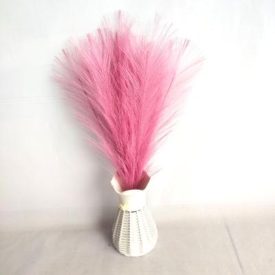 China Fashional Gift Wholesale Artificial Yunnan Pampas Grass Flower Faux Dry Pampas Grass For Decor for sale