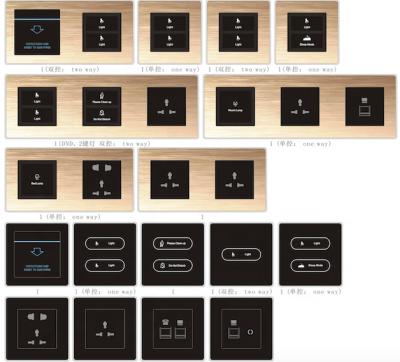 China Touch Light Wall Switch Hotel Switch Electronic Touch Switch QL-8008-2y QL-8008-2y for sale