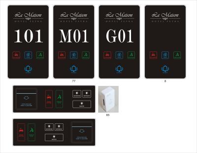 China Hotel Acrylic Material Desktop Switch Cover Light Touch Strip 1Way Smart Switch QL-6001 2 for sale