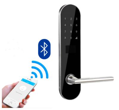 China Apartment Factory Passcode Card TTlock App Control Wholesale Smart Door Lock for sale