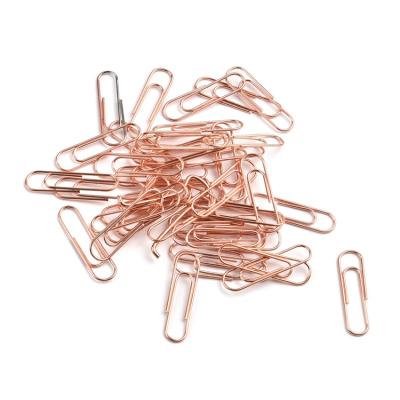 China Home Eco-friendly Magnetic Plastic Butterfly 28mm Rose Gold Paper Clips Into Shaped Box With Promotion Price for sale