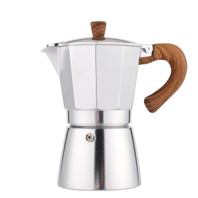 China Moka Coffee Maker Espresso Coffee Maker Mocha Pot Wholesale Price Viable Aluminum Mental Moka Pot for sale