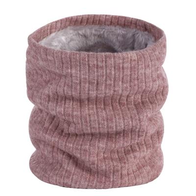 China Winter Acrylic Warm Thermal Polyester Scarf Double-Layer Fleece Neck Windproof Cuff For Cold Temperature Work Winter Sports for sale