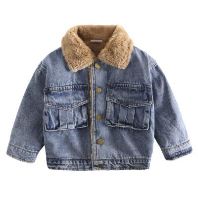 China Boys Fall/Winter Waterproof Children's Cropped Denim Coat for sale