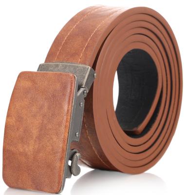 China China Supplier Two-Layer Cowhide Man Belt Mens Fashion Accepted Order Alloy Automatic Buckle Belt for sale