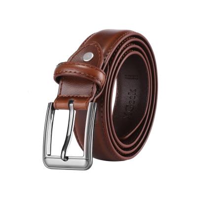 China Two-Layer Cowhide Wholesale Manufacturers Fashion Business Waist Waist Man Bilateral Leather Belt for sale