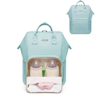 China Large Capacity Diaper Backpack Mommy Travel Bag Multifunctional Nappies Bag Fashion Backpack For Diapers for sale