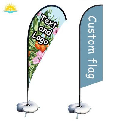 China FLYING Running Feather Flags | Swooper Floating Flags | Flag without wind for sale