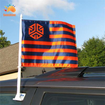 China Custom Flag Spot Car Window Car Pennant Football Club Hanging Flags for sale