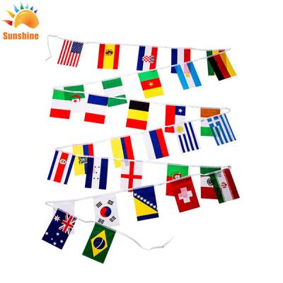 China String Flags Banners Country Decoration Wall Ceiling Flag Hanging Hanging String Flags for sale