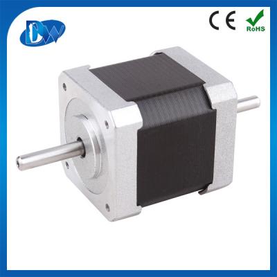 China cnc hobby nema 14 stepper motor supplier with double shaft square for sale