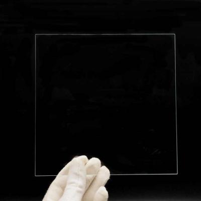 China Aluminosilicate electronic float glass sheet for 3D Printer Platform Heated Bed Build Surface Glass for sale