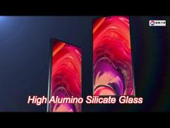 impact resistant high alumino silicate glass for smartphones display cover