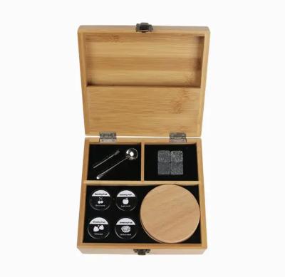 China Sustainable FMCK007 Hot selling Cocktail Smoker Kit Whiskey Smoker Infuser Kit for Drinking with Torch and Wood Chips for sale