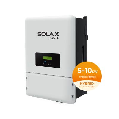 China Eu 650/453/222.5mm Warehouse X3 G4 Solax Inverter 5Kw 6Kw 8Kw 12Kw Hybrid Solar Powered Inverters for sale