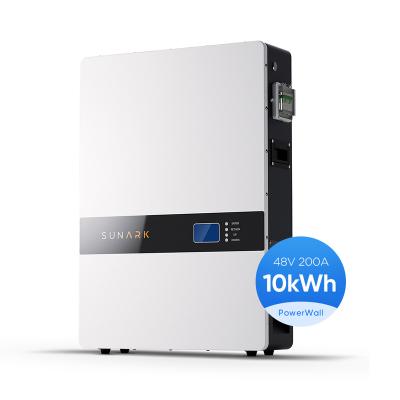 China SunArk Powerwall 10Kwh 20Kwh Wall Mounted Solar Battery with Built-in Inverter 50-200AH for sale