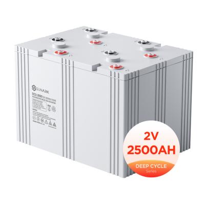 China Best Price SunArk Toys 2 Volt 2500 Amp Hour Battery 2Volts 500 Amp Hour Batteries For Home for sale