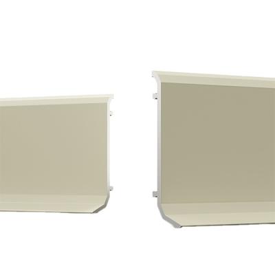 China Modern Trim Aluminum Gold Floor Skirting Aluminum Profile Recessed PVC Wall Panel Waterproof Gypsum Board Metal Led Pedestal for sale