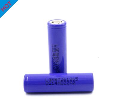 China Toys 3.65V NCM Material Flat Surface M26 18650 2600mAh 10A 500 Cycles Electric Bike Lithium Li Ion Battery for sale