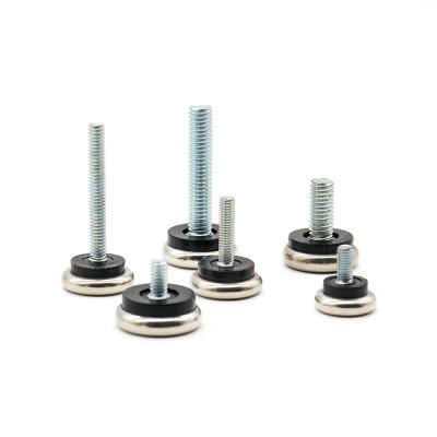 China Hyderon stainless steel screw m8 metal foot traditional metal base adjustable leveling feet wholesales adjustable leveling feet for sale