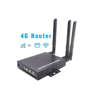 China Best Left Antenna SMA Cat6 Smart Wifi RJ45 CPE Router 4 Joint Industrial Super Strong 300Mbps LTE Router Signal High 4G Modem for sale