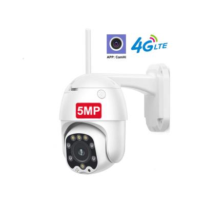 China IP66 5X wireless night vision IP66 5X security WIFI NIGHT VISION sim card outdoor waterproof IP camera CCTV 5MP 4G CCTV camera CAMHI APP for sale