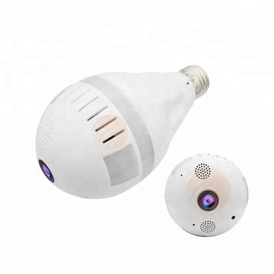 China Portable View (Wholesale Iphone 2018 HD 960P 1.3MP Bulb Light Fisheye Security Camera Wireless System for sale