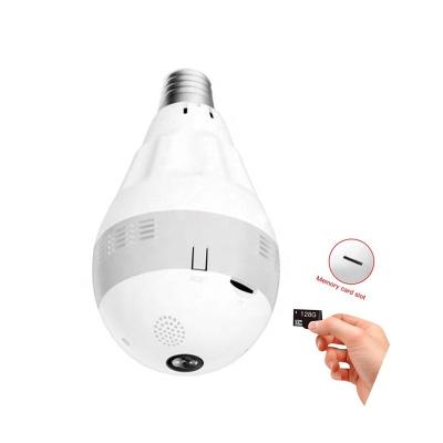 China Night Vision Wireless Camera Indoor Hidden Spy Led Bulb Camera 360 Degree for sale