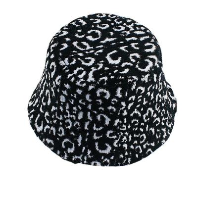 China COMMON Women Spring And Autumn Leopard Print Bucket Hat Ladies Leisure Sun Protection Adjustable Spots Fisherman Hat for sale