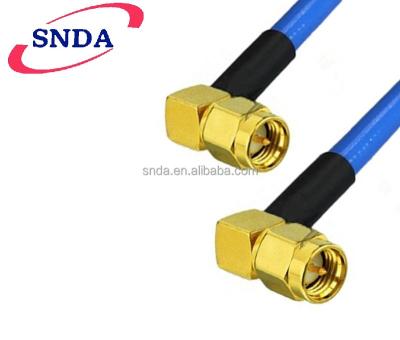 China RF SMA Male R/A to SMA Male RG402 R/A Cable L=150mm OR any other length for sale