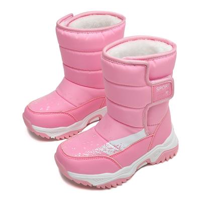 China CUSHIONING 2021 Kids Snow Boots Kids Casual Boots Girl Shoes Sport Fashion Winter Kids Boots For Girls for sale