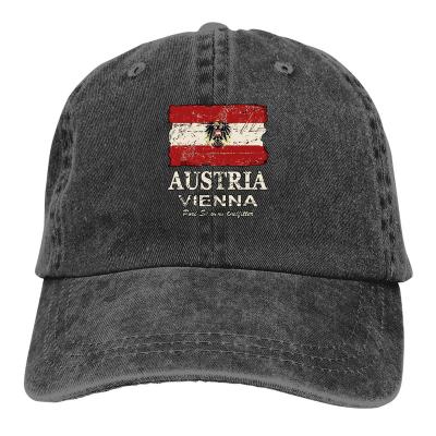 China COMMON Caps Hats Baseball For Men Women Kids Austria Flag new york heating tennis water polo customizer distressed gold ball keyboard 1 for sale