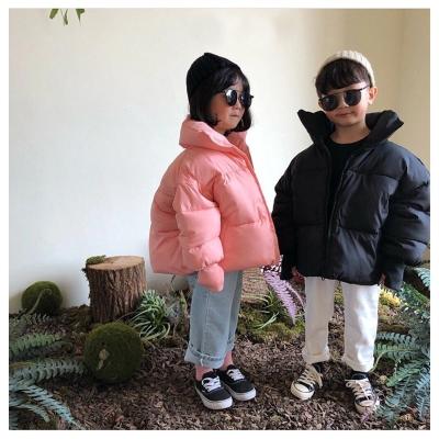 China 2021 winter new Korean version viable for boys and girls coat design cotton-padded jacket children's thick cotton children's clothes for sale