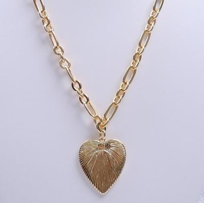 China 2022 New Trendy Women Fashion Necklace With 18k Gold Pendant Plated Chain Necklace Jewelry Making for sale