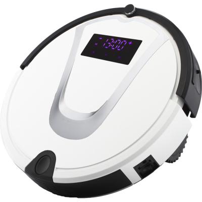 China White Wet And Dry 1000MA Floor Vacuum Cleaner Robot 3-4 Hours Charge time for sale