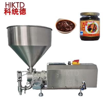 China Semi Automatic GARMENT Jam Filling Machine Paste Filling Machine Hamburger Sauce Filling Machine for sale