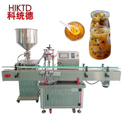 China Automatic CLOTHING Paste Filling Machine Single Head Jam Dough Filling Machines for sale