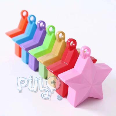 China Solid Party Decoration and Events Decoration Party Star Shape Balloon Weights for sale