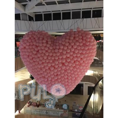 China Party Decoration Party Balloon Drop Release Heart Shaped Net for 500 9