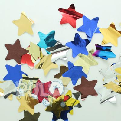 China Party /events Balloon Decorations 1.6cm Metallic Star Balloon Confetti For Party Decoration for sale