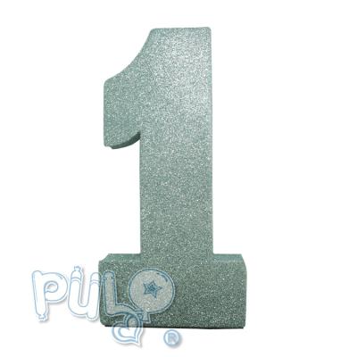 China Birthday Party Balloon Props/Party Decoration Glitter Decoration Table Number 0-9 for sale