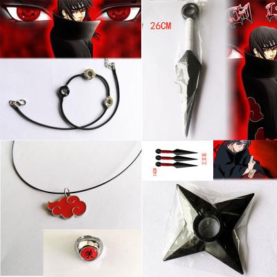 China Aruto's Other Adjustable Member Ring Uchiha Itachi Cosplay Ring Necklace Coin Wallet Akatsuki Wholesale N Good Quality Low Price for sale