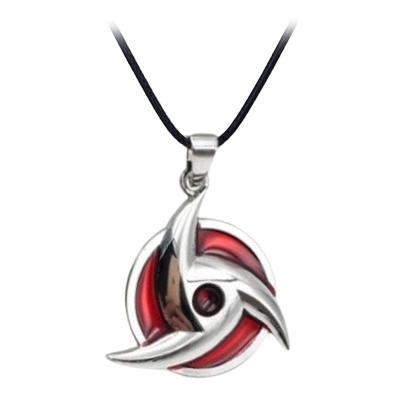 China The Other Halloween Cosplay Props Wholesale Necklace Sharingan Unisex Anime Necklace for sale